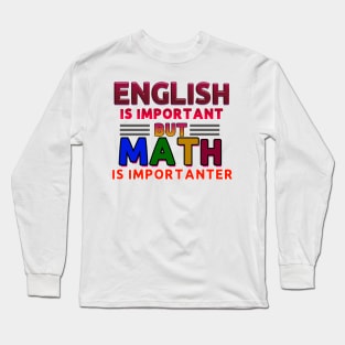 funny math lover Long Sleeve T-Shirt